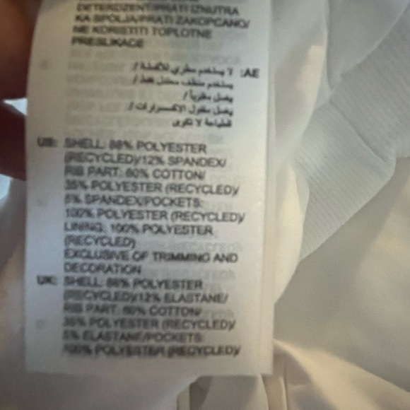 Adidas Aeroready Z.N.E. Wind&Waterresistant Fully Lined LS Sweatshirt/Jacket - Picture 13 of 15